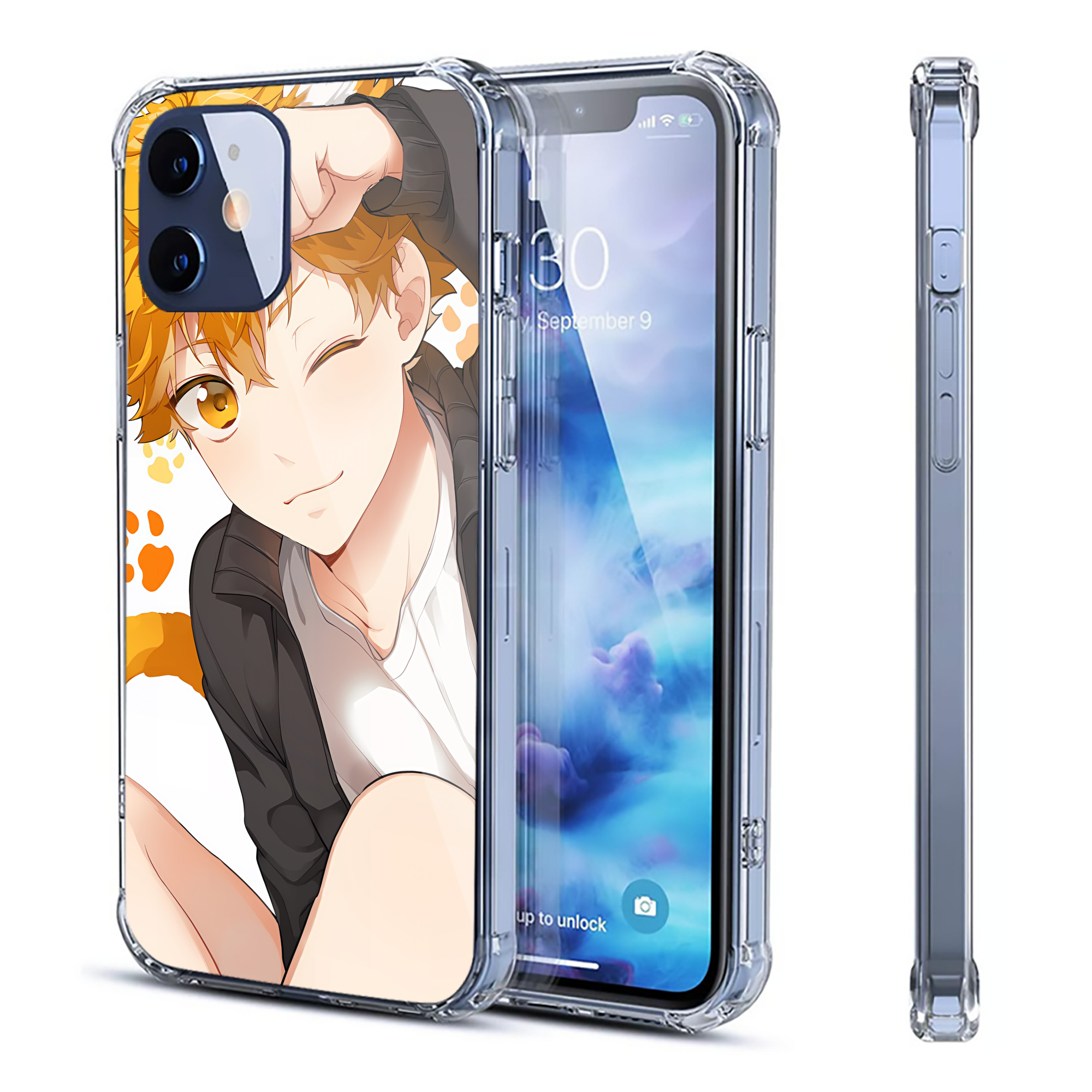 （画像用） ハイキュー!! Haikyu!! 【iPhone 12シリーズ対応】透明スマホケース（クリアソフトケース）